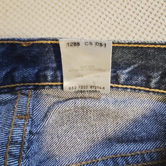 Levis | 501XX Mens Dark Wash 100% Cotton Denim Straight Leg Jeans Size 30 - Picture 6 of 10